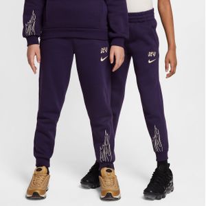Nike - Kinder Joggingbroek - Zwart/Hyper Pink/Metallic Gold - Trainingspak