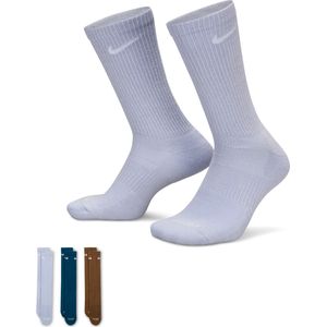 Nike - Everyday Cushioned - Sokken - Bruin - 3 Pack