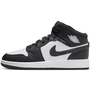 Jordan 1 Mid Panda - Sneakers - Zwart-Wit