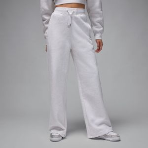 Jordan Flight Fleece damesbroek met open zoom - Bruin