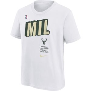 Milwaukee Bucks Nike NBA-shirt voor jongens - Wit