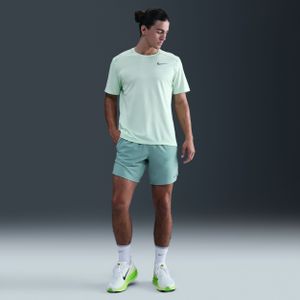 Nike Stride Dri-FIT hardloopshorts met binnenbroek voor heren (18 cm) - Groen
