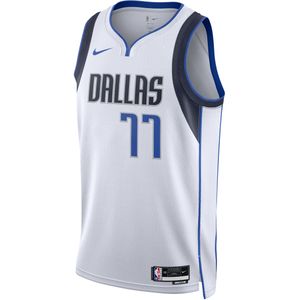 Dallas Mavericks Association Edition Nike Dri-FIT Swingman NBA-jersey voor heren - Wit