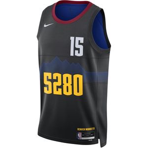 Nikola Jokic Denver Nuggets City Edition 2023/24 Nike Dri-FIT Swingman NBA-jersey voor heren - Zwart