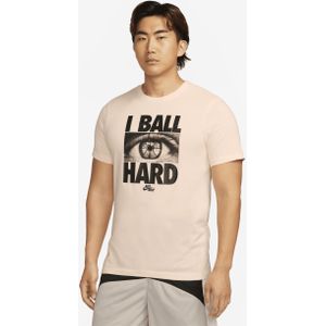 Nike Dri-FIT Basketbalshirt voor heren - Bruin