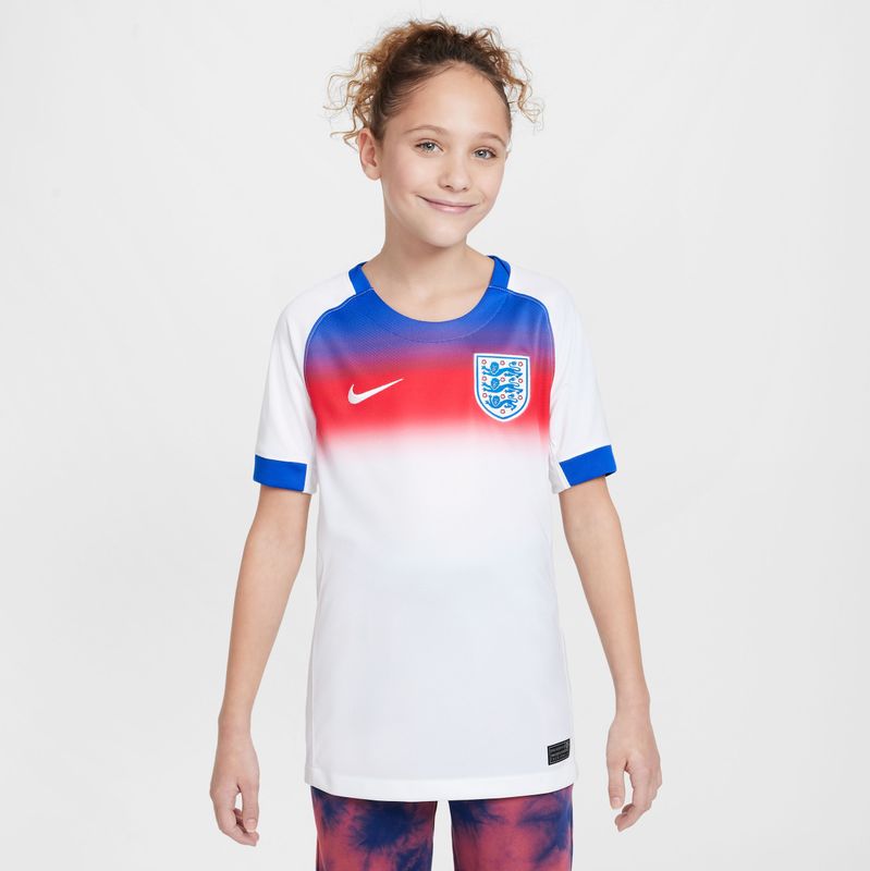 Nike - Thuisshirt Engeland - Kinderen - Euro Féminin 2025 - Rood - Polyester