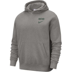 Milwaukee Bucks Club Courtside Nike NBA-hoodie voor heren - Grijs