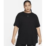 Nike Essential T-shirt voor dames (Plus Size) - Zwart