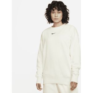 Nike Sportswear Phoenix Fleece Oversized sweatshirt met ronde hals voor dames - Wit