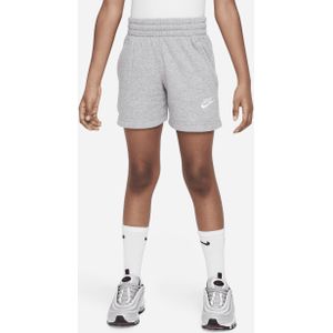 Nike Sportswear Club Fleece meisjesshorts van sweatstof (13 cm) - Grijs