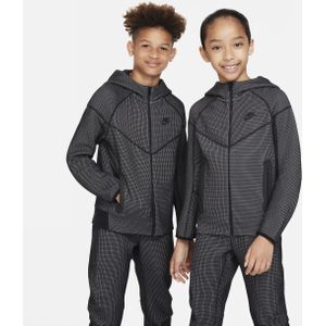Nike Sportswear Tech Fleece winterhoodie met rits voor jongens - Zwart
