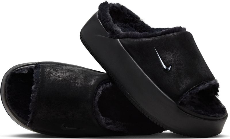 Nike - Calm Elevation Fur - Badslippers - Roze