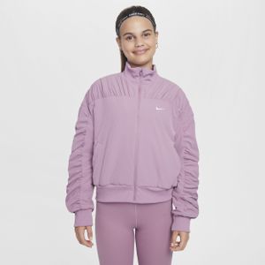 Nike Dri-FIT trainingsjack voor meisjes - Paars