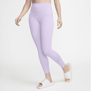 Nike One lange legging met hoge taille voor dames - Paars