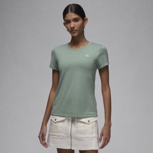 Jordan Essentials T-shirt met korte mouwen en aansluitende pasvorm voor dames - Groen