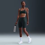 Nike Zenvy bikershorts met hoge taille voor dames (20 cm) - Groen