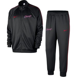 Chicago Bulls City Edition Nike NBA Club Peak trainingspak voor heren - Zwart