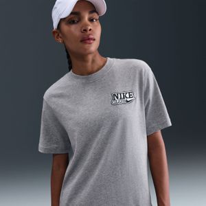 Nike oversized T-shirt met recht design - Grijs