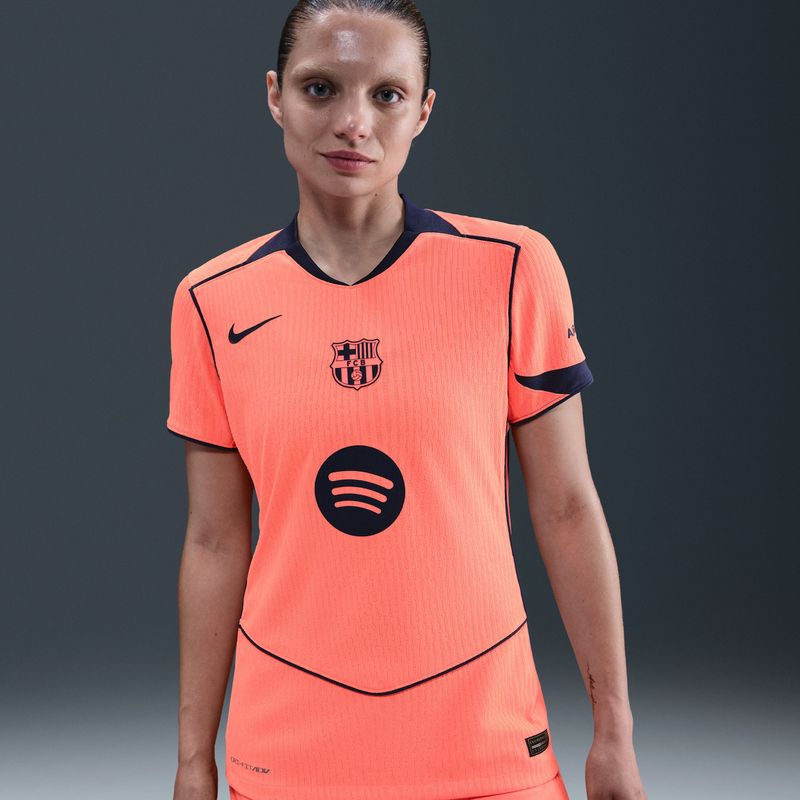 FC Barcelona - 2025/26 Match Derde - Voetbalshirt - Oranje - Dames