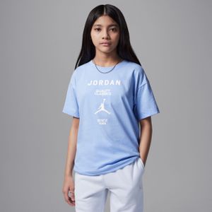 Jordan T-shirt met graphic voor kids - Blauw