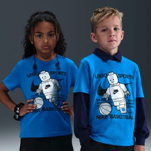 Nike x LEGO® Collection T-shirt voor kleuters - Blauw