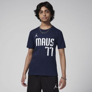 Dallas Mavericks Statement Edition Jordan NBA-shirt voor kids - Blauw