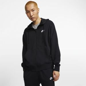 Nike Sportswear Club hoodie met rits voor heren - Zwart