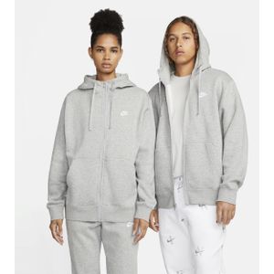 Nike Sportswear Club Fleece Hoodie met rits voor heren - Grijs