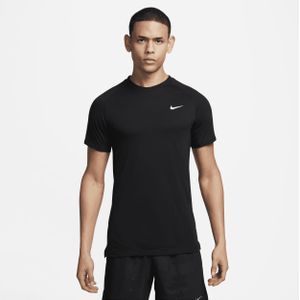 Nike Flex Rep Dri-FIT fitnesstop met korte mouwen voor heren - Zwart