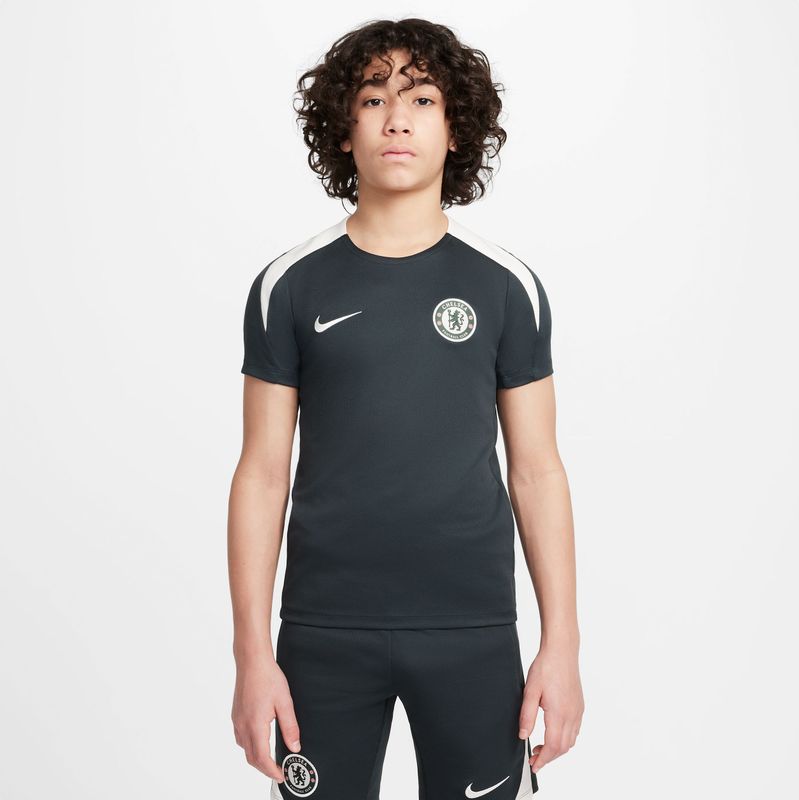 Nike Chelsea Strike Trainingsshirt - Donkergroen - 100% Polyester