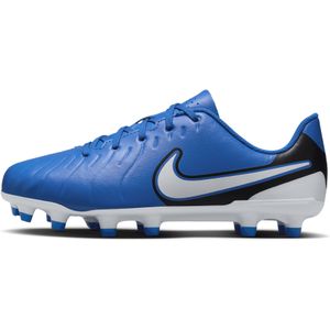 Nike Jr. Tiempo Legend 10 Club low top voetbalschoenen voor kleuters/kids (meerdere ondergronden) - Blauw