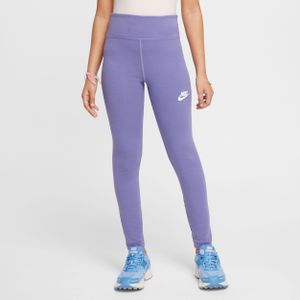 Nike Classic legging met hoge taille voor meisjes - Paars