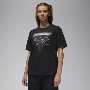 Jordan Flight Heritage T-shirt met graphic voor dames - Zwart