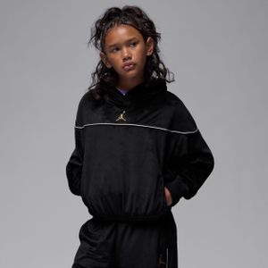 Jordan Mountainside hoodie van velours voor kids - Zwart