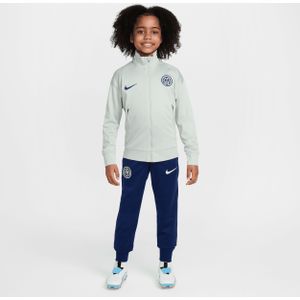 Inter Milan Strike Nike Dri-FIT knit voetbaltrainingspak voor kids - Grijs