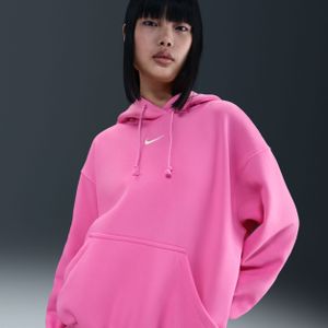 Nike - Sportswear Phoenix Fleece Hoodie - Blauw - Fleece - Oversized Pasvorm