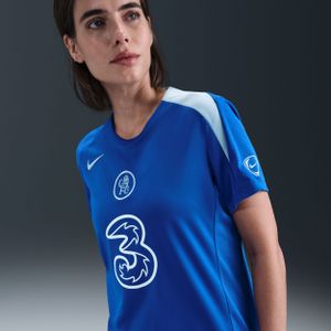 Chelsea FC Strike Derde Nike Total 90 knit voetbaltop met Dri-FIT voor dames - Blauw