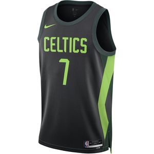 Jaylen Brown Boston Celtics 2024/25 City Edition Nike Dri-FIT Swingman NBA-jersey voor heren - Zwart