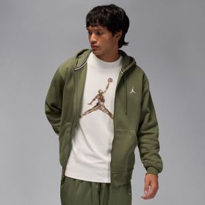 Jordan Brooklyn Fleece hoodie met rits voor heren - Groen