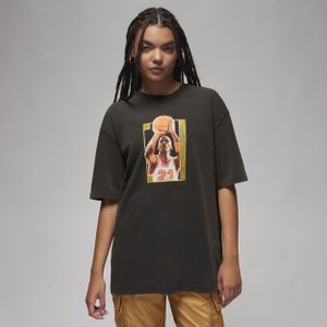 Jordan oversized T-shirt met graphic voor dames - Zwart