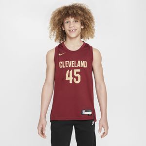 Cleveland Cavaliers 2023/24 Icon Edition Swingman Nike Dri-FIT NBA-jersey voor jongens - Rood