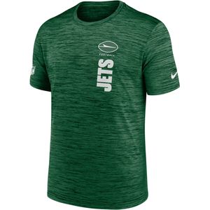 New York Jets Sideline Velocity Nike NFL-herenshirt met Dri-FIT - Groen