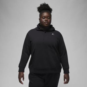 Jordan Brooklyn Fleece hoodie voor dames (Plus Size) - Zwart