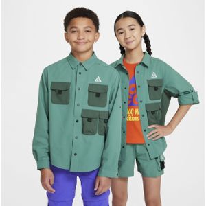 Nike ACG 'Devastation Trail' UV-top met Dri-FIT voor kids - Groen