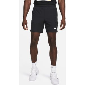 NikeCourt Advantage Dri-FIT tennisshorts voor heren (18 cm) - Zwart