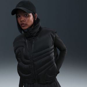 Nike Swoosh Series oversized bodywarmer met dons voor dames - Zwart