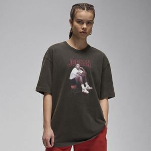 Jordan oversized T-shirt met graphic voor dames - Zwart