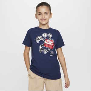 Paris Saint-Germain Nike voetbalshirt voor kids - Blauw