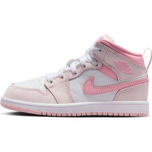 Jordan 1 Mid - Kleuterschoenen - Wit