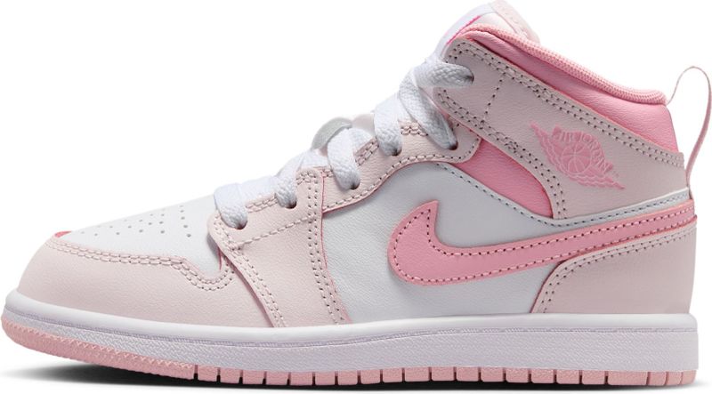 Jordan 1 Mid - Kleuterschoenen - Wit